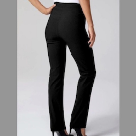 Franne Golde Classic Fit Pull on Black Pants (Size 6) - Picture 1 of 4